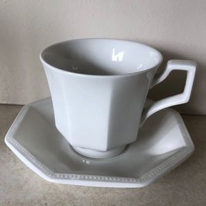 Set of 5 Teacups and Dishes